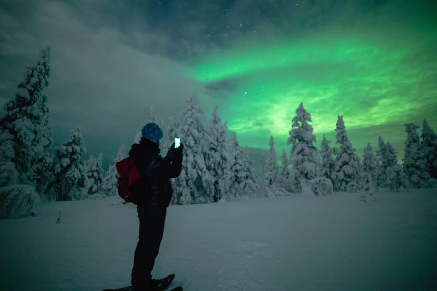 Night Snowshoeing Lapland Experience - The Northern Lights possibility