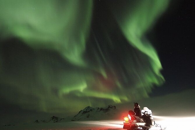 Northern Lights Snowmobile Hunt - Getting fitted for winter gear and learning the machines