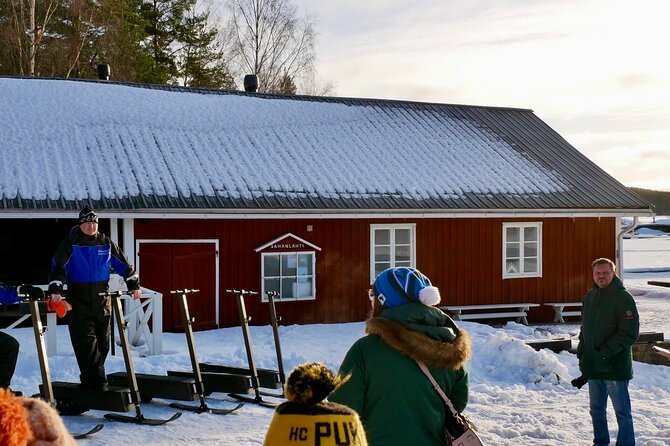 Private Driving Snow Scooters Experience in Finland - Stories, hot drinks, and a photo stop