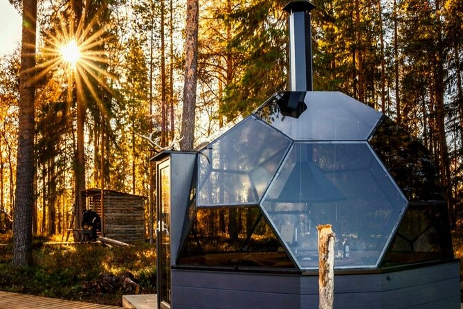Private Glass Igloo Dinner on the Shore of Frozen Lake - Who Will Enjoy This Evening Most?