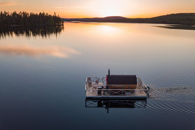 Private Traditional Finnish Sauna Boat Scenic River Cruise - Starting in central Rovaniemi