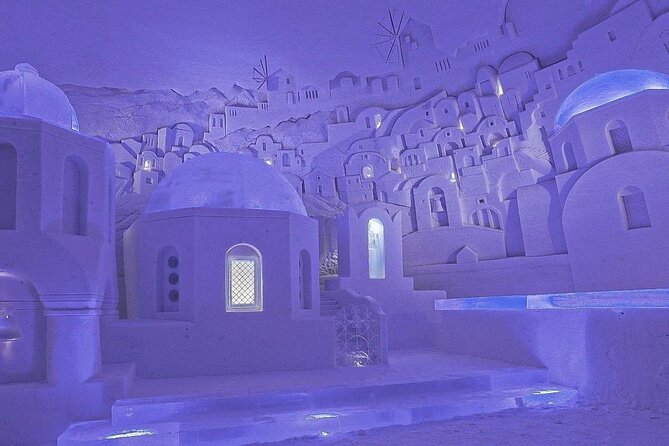 Private: Visit Snow Village Ice Exhibition - The ice bar, movie theater, and slide