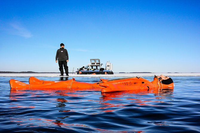 Redrib Ice Experience - A hovercraft ride across Finland’s winter sea