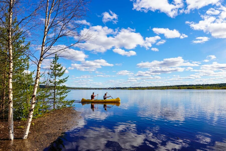Rovaniemi: All-Day Canoe Adventure - The return route and the feeling of achievement