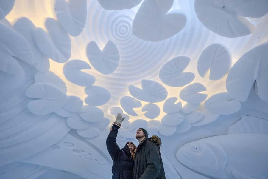 Rovaniemi: Arctic Snow Hotel Tour - Entering the snow rooms