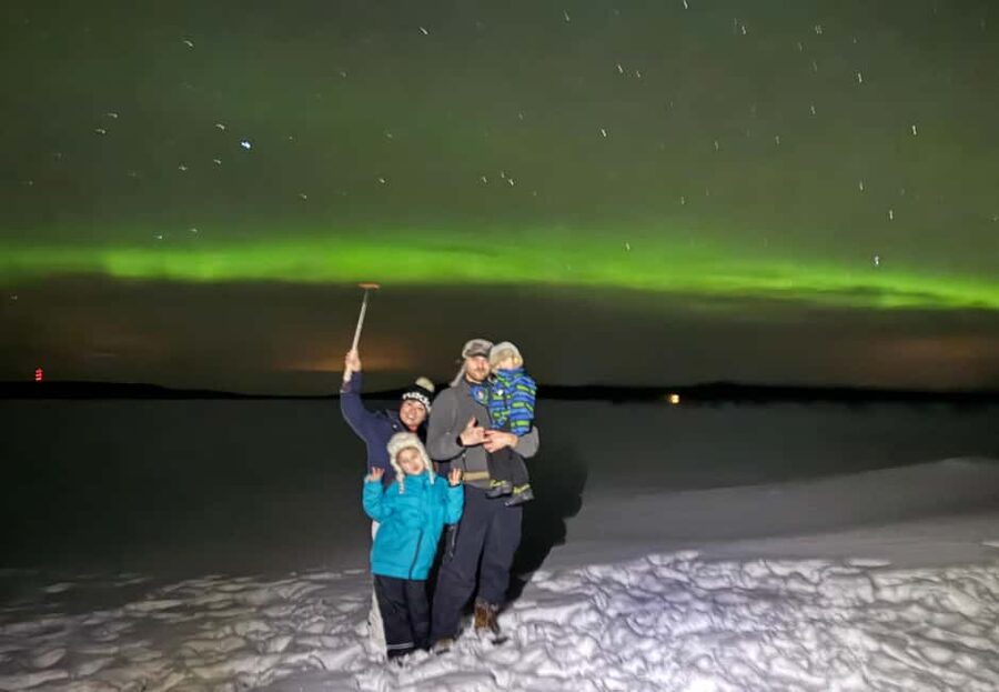 Rovaniemi: Aurora hunting and a fireside BBQ experience - Leaving Rovaniemi for darker Arctic skies