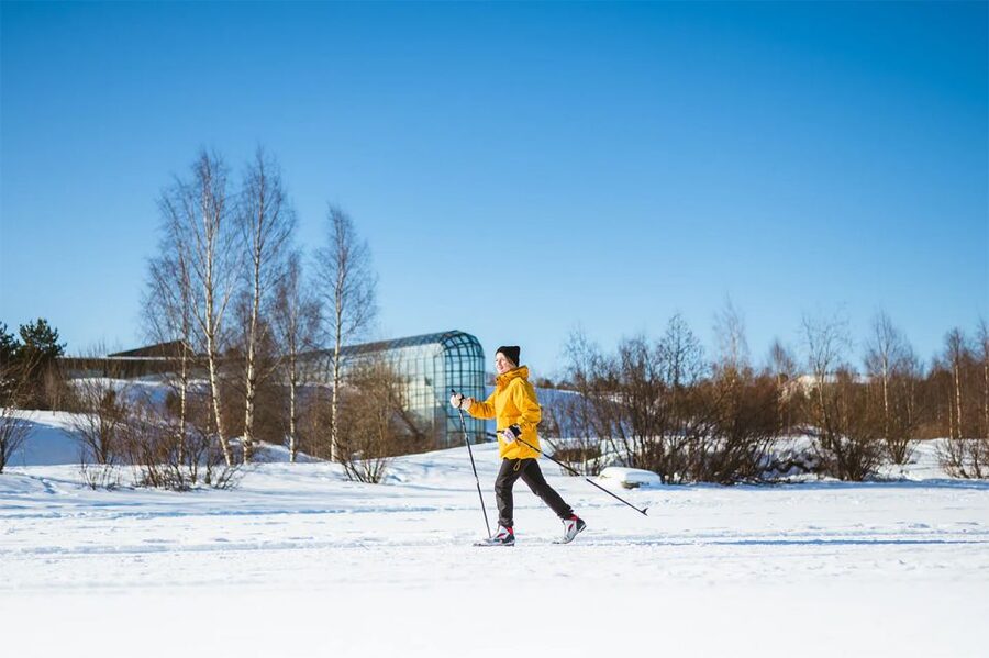 Rovaniemi: Cross Country Wilderness Ski Adventure - From Maakuntakatu to the Ounasvaara woods