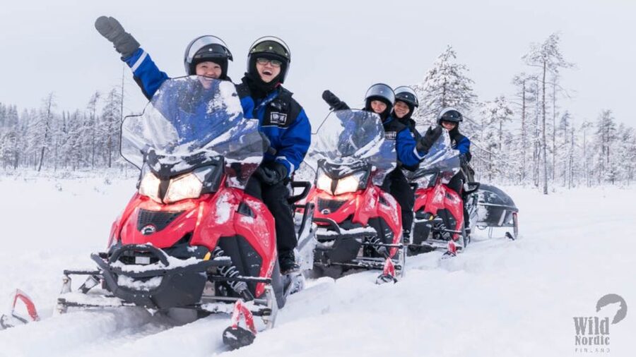 Rovaniemi: Easy Snowmobile Safari - The forest route and photo stop