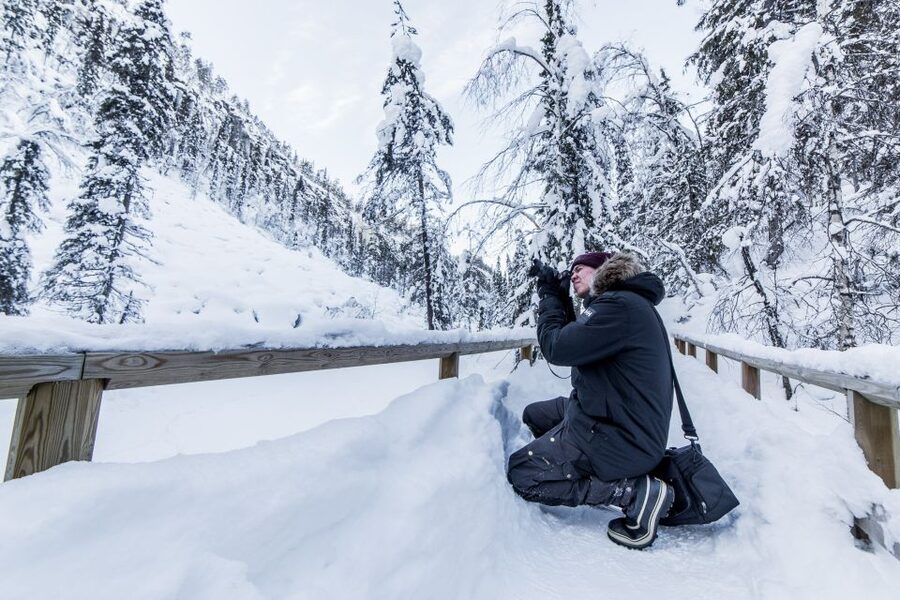 Rovaniemi: Frozen Waterfalls of Korouoma Canyon & Pro Photos - The waterfalls and canyon viewpoints