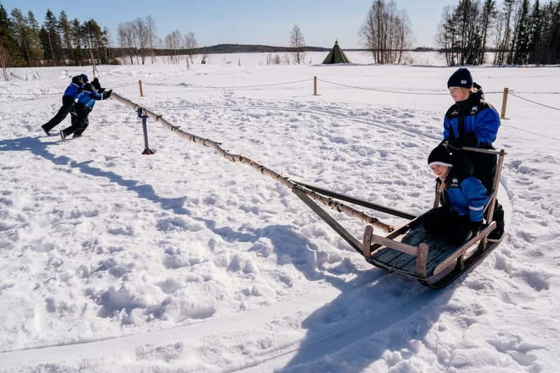 Rovaniemi: Full-Day Snow and Fun Activities - Who will enjoy this snow day most?