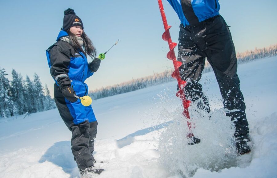Rovaniemi: Guided Ice Fishing Experience - Getting dressed for Lapland’s cold