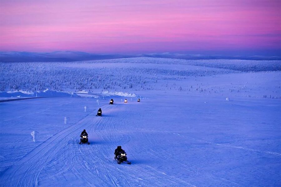 Rovaniemi: Half-Day Snowmobile & Ice Fishing Experience - From Rovaniemi pickup to the forest