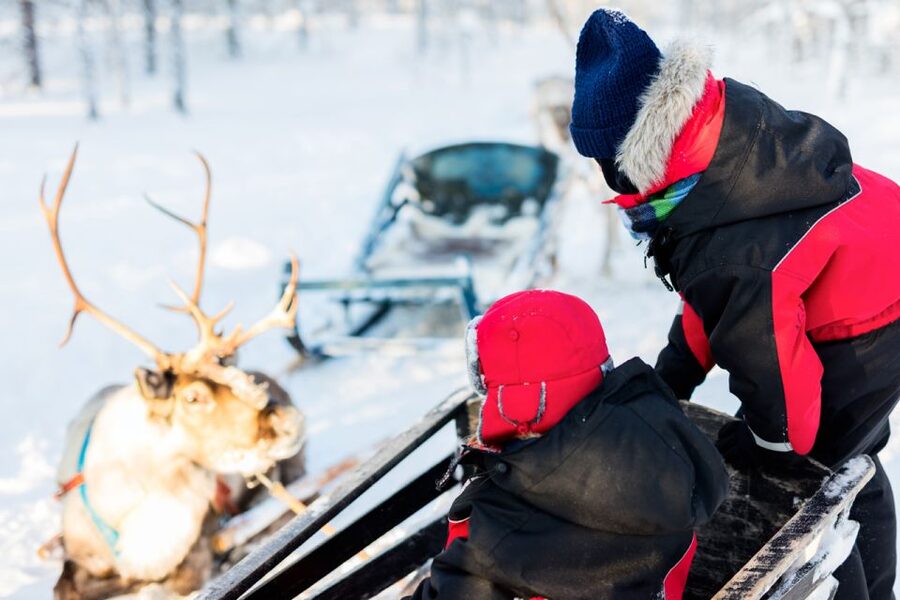 Rovaniemi: Husky & Reindeer Experience with Snowmobile Ride - Santa Claus Village adds a final Arctic Circle stop