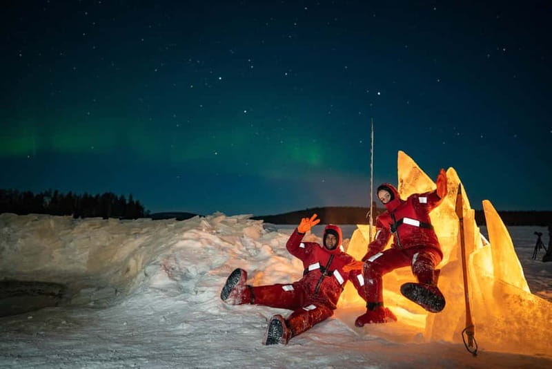 Rovaniemi: Ice Floating in Forest Lake with Aurora Borealis - Key points before you book
