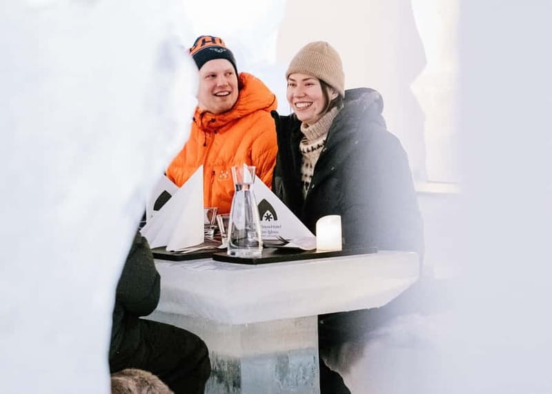Rovaniemi: Ice Restaurant Dinner with Snow Sauna & jacuzzi - Timing, cold weather, and comfort