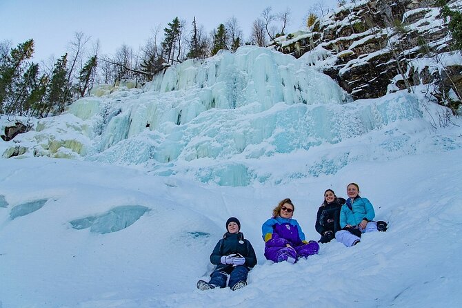 Rovaniemi: Korouoma Canyon & Frozen Waterfalls Tour with BBQ - The 9:00 pickup and the road to the park