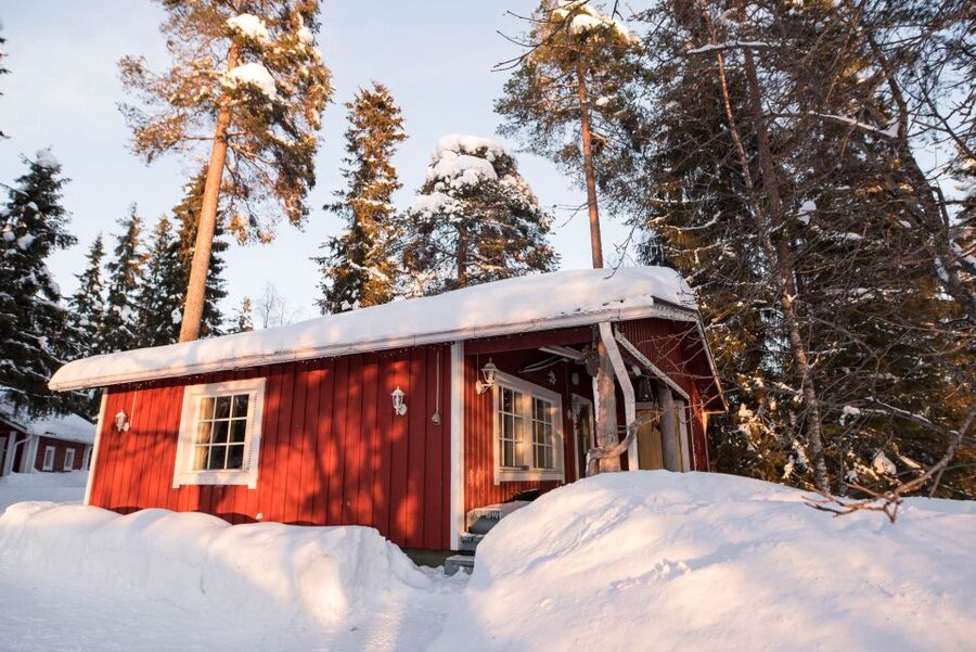 Rovaniemi: Lappish Evening Experience with Dinner - The cold plunge and the Arctic air