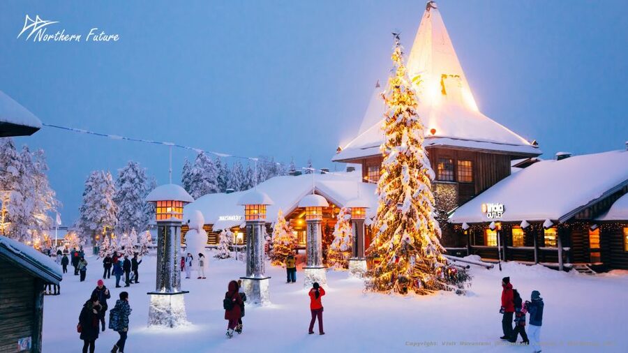 Rovaniemi: Meet Santa Claus, Reindeer Sleigh Ride & Huskies - Crossing the Arctic Circle and meeting Santa