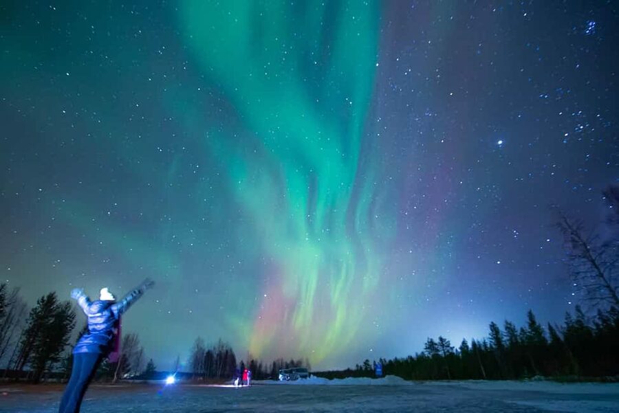 Rovaniemi: Northern Lights Guided Tour with Pro Camera - What happens at the viewing spots