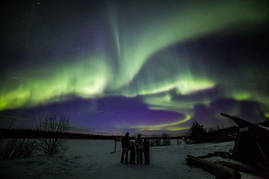 Rovaniemi: Northern Lights Sledge Ride - Getting dressed for a night below freezing