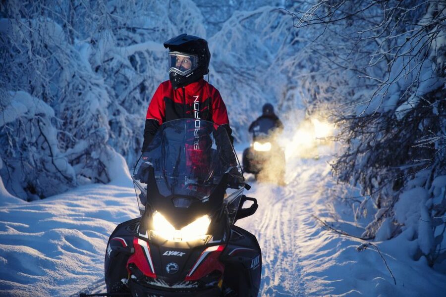Rovaniemi: Northern Lights Snowmobile Tour - Conditions can change the character of the ride