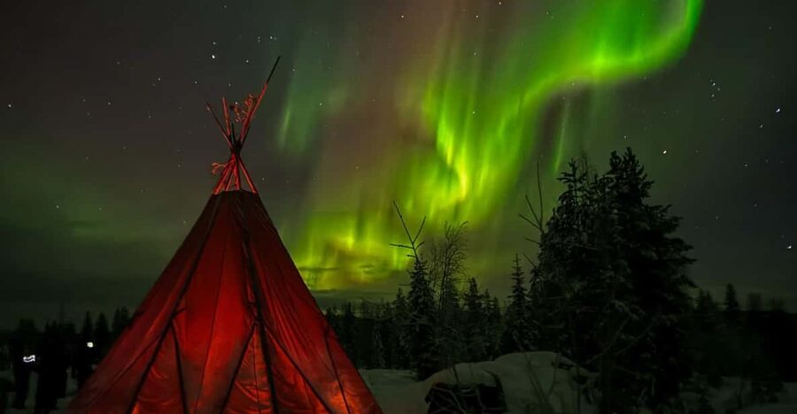 Rovaniemi: Northern Lights Tour at the Campfire - Leaving Rovaniemi for the forest
