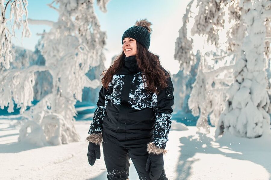 Rovaniemi: Rent Winter Clothing Sets - Using the clothing during your Lapland stay