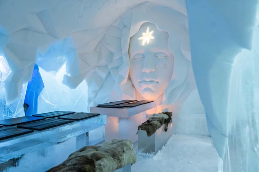 Rovaniemi: Snow Hotel Tour and Ice Restaurant Dinner - Free time at the Ice Bar and Sky Bar