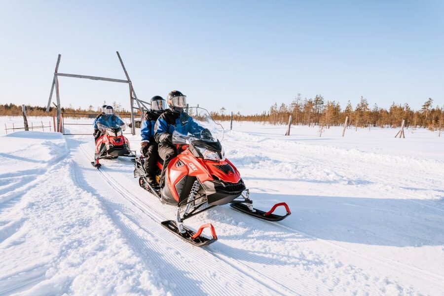 Rovaniemi: Snowmobile Safari into the Arctic Circle Forest - Photo stops, frozen water, and the changing light