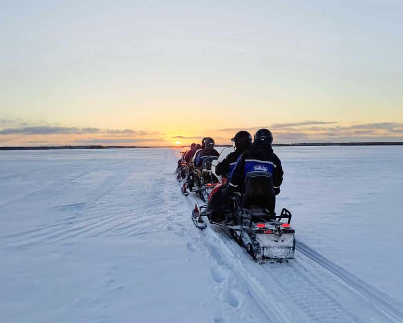 Rovaniemi: Snowmobile Safari into the Wilderness - From central Rovaniemi to Apukka Resort