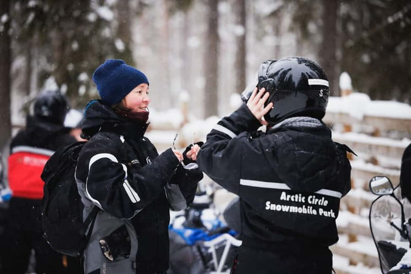 Rovaniemi: Snowmobile Tour and Reindeer Experience - Meeting Reindeer at Reindeer Manor