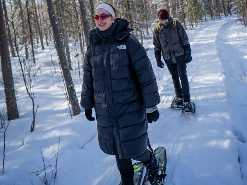 Rovaniemi: Snowshoe Adventure at Vikaköngäs & Barbeque - What the $124 price really includes