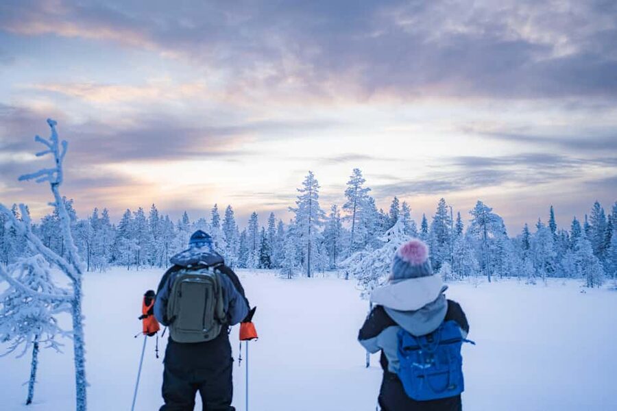 Rovaniemi: Snowshoe Wilderness Adventure - Learning photography while you walk