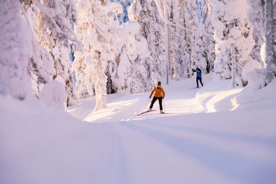 Ruka: Cross-country skiing - Pickup times and meeting point details