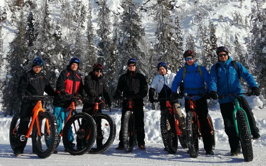 Ruka: Guided fatbike safari - What the Arctic forest feels like