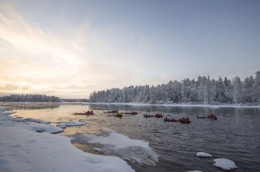 Ruka: River Floating - Why Ruka’s river float is such an unusual winter outing