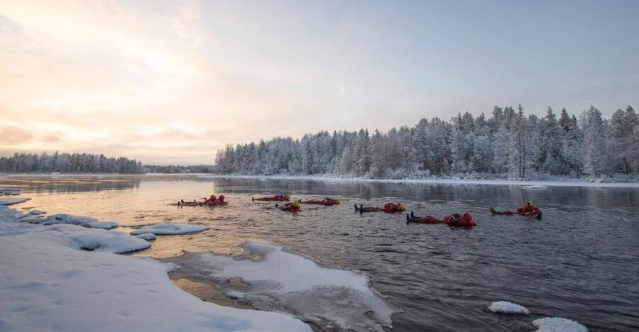 Ruka: River Floating - The 45-minute briefing makes the cold water easier to face