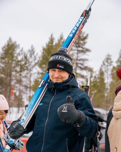 Saariselkä: Cross-Country Skiing for beginners - Getting dressed for an active winter lesson