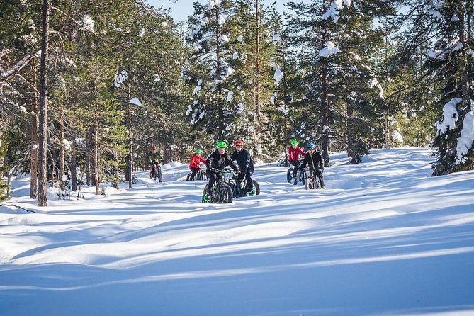 Scenic electric fat bike group ride in Rovaniemi - Why this ride works so well in Rovaniemi