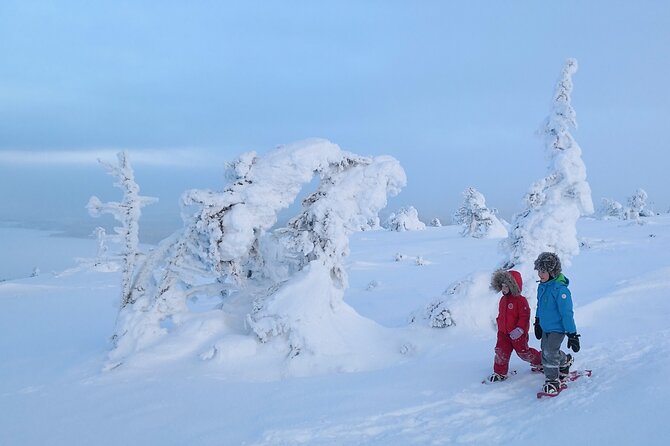 Scenic Snowshoeing on the Top of Pyhä Fell - Why the downhill section may be the most fun