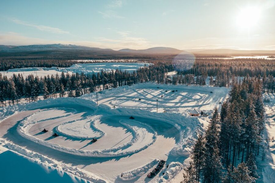 Sirkka: Levi Ice-Karting Experience with Optional Transfer - Arriving at the Levi ice-karting track