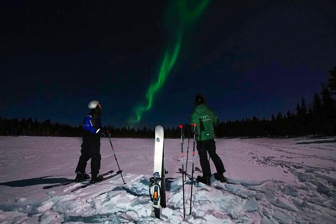 Ski Trekking under the Northern Lights - About 90 to 120 minutes of skiing