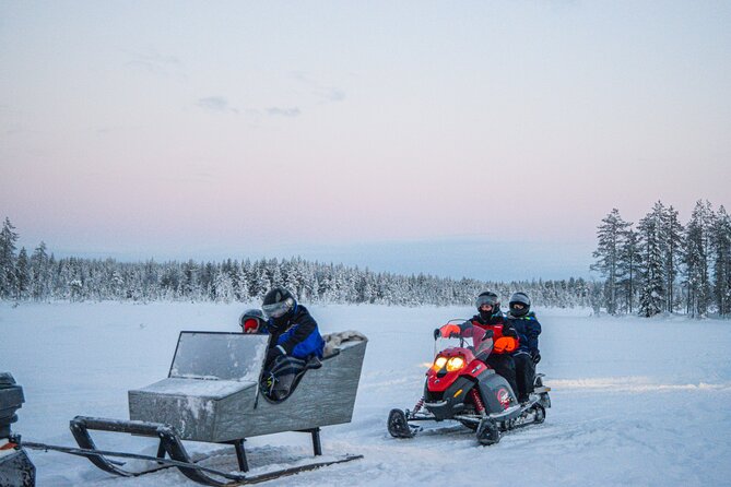 Small-Group Snowmobile Experience in Rovaniemi - Ninety minutes through snowy forest and over the lake