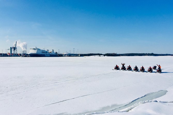 Snowmobile Safari in Helsinki Archipelago with Lunch - Getting suited up for Finnish winter