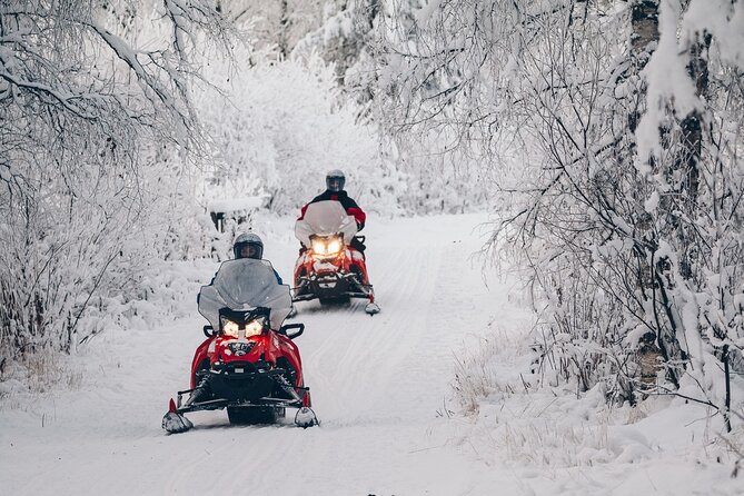 Snowmobile Safari into the Wilderness, Apukka Resort Rovaniemi - Organization and the shared-guide format