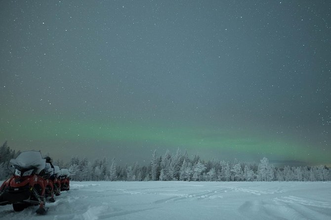 Snowmobile Safari to Search for the Northern Lights - The return ride and the two-hour time limit