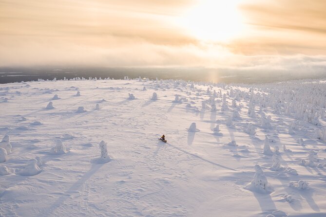 Snowmobiling Adventure in Levi - Pickup from Levi and arrival at the snowmobile park