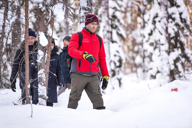 Snowshoe Trip in the Wilderness - Getting fitted with boots and snowshoes