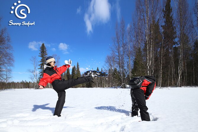 Snowshoeing in Lapland Wilderness - A Short Walk Through Fresh Snow