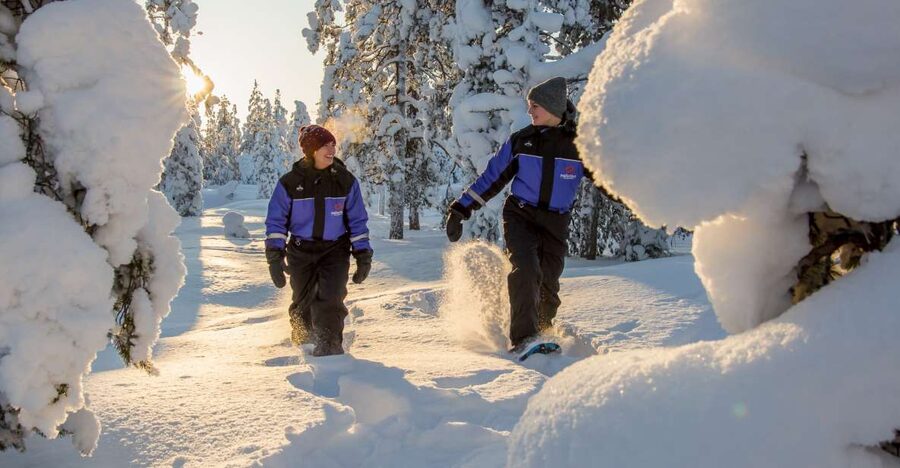 Ylläs: Forest Hike with Snowshoes - Starting in Ylläsjärvi, with snowshoes on your feet